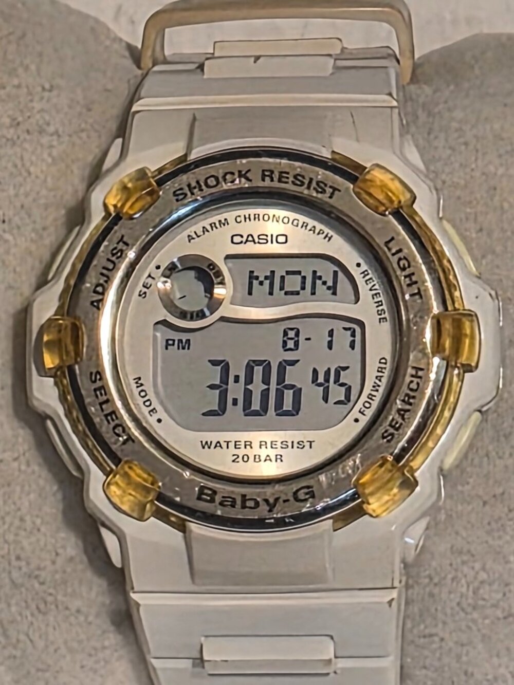 Casio G Shock Baby G Gloss white